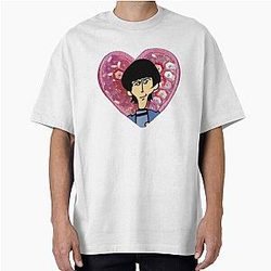 Cartoon George Harrison Oversized T-Shirt