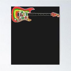 George Harrison Guitar Poster