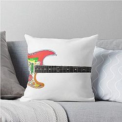 George Harrison Guitar Throw Pillow