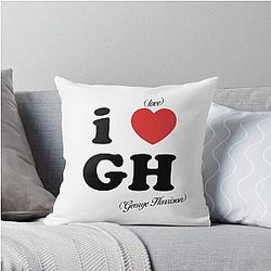 i love george harrison throw pillow