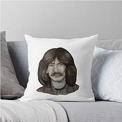 George Harrison Throw Pillow
