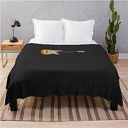 George Harrison Guitar Throw Blanket