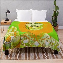 George Harrison Beatles Throw Blanket