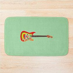 George Harrison Fender Stratocaster Guitar Bath Mat