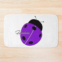 The Purple Beatle Bug George Harrison Bath Mat