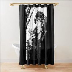 George Harrison Portrait Shower Curtain