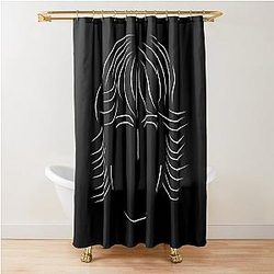 George Harrison Minimal Shower Curtain