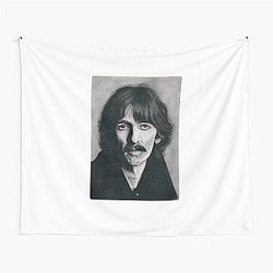 George Harrison Rock Legend Portrait Tapestry