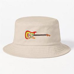 George Harrison Fender Stratocaster Electric Guitar Bucket Hat