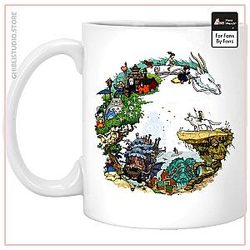 Ghibli Movie Circle Mug