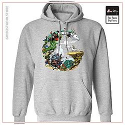 Ghibli Movie Circle Hoodie