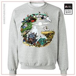 Ghibli Movie Circle Sweatshirt