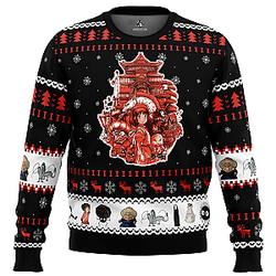 Spirited Away Anime Studio Ghibli Ugly Christmas Sweater