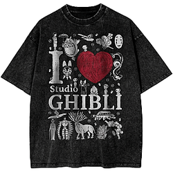 I Love Ghibli Vintage PTTT1803 Ghibli Studio T-Shirts