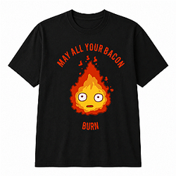 Calcifer PTTT1705  Howl’s Moving Castle T-Shirts