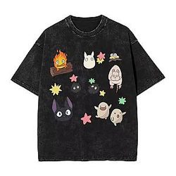 Totoro-Miyazaki Anime Inspired PTTT1708  Ghibli Studio T-Shirts