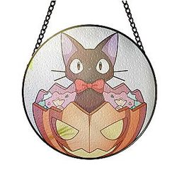 Kiki The Delivery Service Halloween Themed Suncatcher 