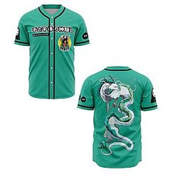 Spirited Away PTTT0409  Ghibli Studio Baseball Jersey