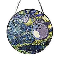 Window Suncatcher Totoro Starry Night PTTT710  Ghibli Suncatcher