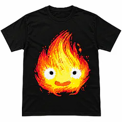 Calcifer PTTT219  Howl’s Moving Castle T-Shirts