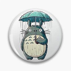 Ghibli Studio Pins - Umbrella in the Rain Pin
