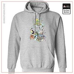 Ghibli Characters Color Collection Hoodie