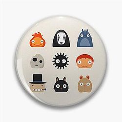 Ghibli Studio Pins - Ghibli Studio Icons Collection Pin