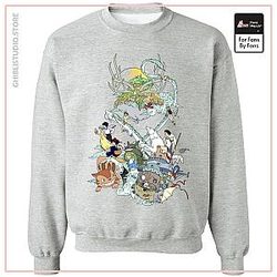 Ghibli Characters Color Collection Sweatshirt