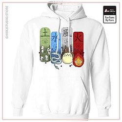 Ghibli Elemental Hoodie Unisex