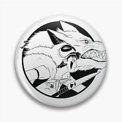 Ghibli Studio Pins - Mononoke’s Fierce Gaze Pin