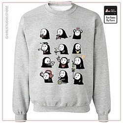 Cute No Face Kaonashi Collection Sweatshirt
