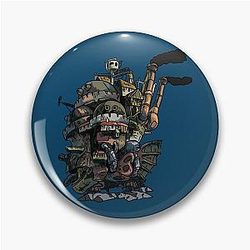 Ghibli Studio Pins - Howl’s Moving Castle Magic Pin