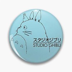 Ghibli Studio Pins - Transparent Studio Logo Pin