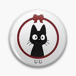 Ghibli Studio Pins - Jiji the Curious Cat Pin