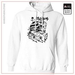 Customcat Howl's Castle in White Hoodie