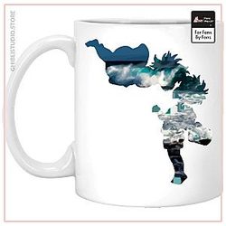 Ponyo and Sasuke Cutout Classic Mug