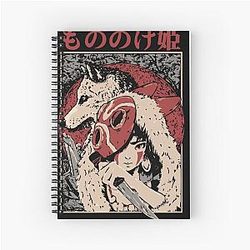 Ghibli Studio Notebooks - Passing Views Color Spiral Notebook