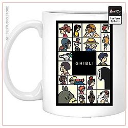 Compilation Characters of Studio Ghibli Mug