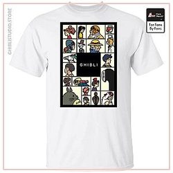 Compilation Characters of Studio Ghibli T shirt Unisex