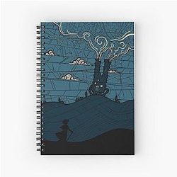 Ghibli Studio Notebooks - Howl’s Painting Spiral Notebook