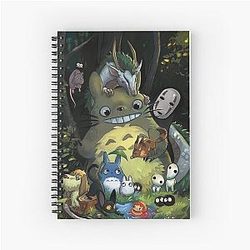 Ghibli Studio Notebooks - Princess Mononoke Majestic Spiral Notebook