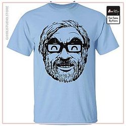 Ghibli Studio - Hayao Miyazaki Portrait T Shirt