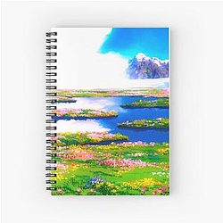 Ghibli Studio Notebooks - It’s Like A Dream Color Spiral Notebook