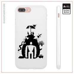 Studio Ghibli Black &amp;amp; White Art Compilation iPhone Cases
