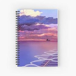 Ghibli Studio Notebooks - On Our Way Color Spiral Notebook