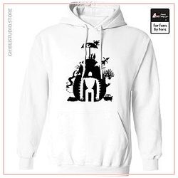 Studio Ghibli Black &amp;amp; White Art Compilation Hoodie Unisex