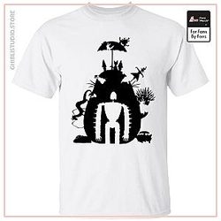 Studio Ghibli Black and White Art Compilation T Shirt Unisex
