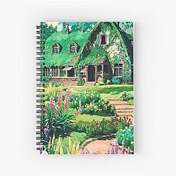 Ghibli Studio Notebooks - A Witch's House Spiral Notebook