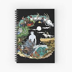 Ghibli Studio Notebooks - Asiom Spiral Notebook