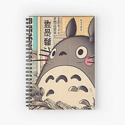 Ghibli Studio Notebooks - Vintage Japanese Poster Spiral Notebook